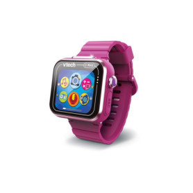 VTech - KidiZoom SmartWatch Max Rose Framboise, Montre Digitale Enfant, Photo, Selfie, Vidéo, Écran Tactile Horizontal, Jouet Hi