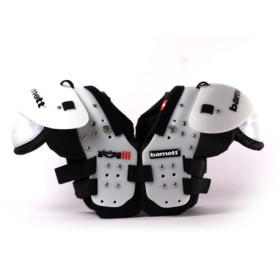 BARNETT Vision III S, Noir, épaulière de Football,HB-FB-LB-Te-OL-DL,