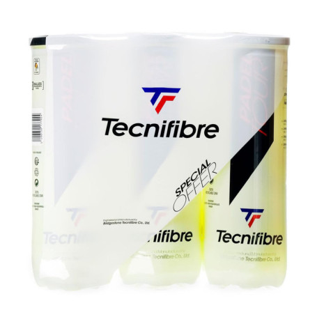 Tecnifibre Tour Balles de Padel Adulte Unisexe, Jaune, EU