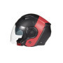 KSK Casque Jet DS ULTRASONIC COPPER & RED Noir et rouge