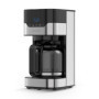 SCHNEIDER Cafetière Digitale Programmable, 1,5L, 900W, Filtre Permanent, Inox, Noir