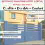 Déco Fer Forgé- Pivot pour Portail - Grandes Charges - Acier A Visser Reglable 115 mm x 80 mm-Ouvre Porte Portail Battant- KIT 2
