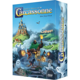 Asmodee - Carcassonne : Ombres et Brouillard - Jeux de société - Jeu de tuiles - Famille et Enfants à partir de 8 Ans - 1 à 5 Jo