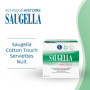 Saugella - Cotton Touch Nuit - Serviettes Hygiéniques - Très Absorbantes – Extra-fines - Hypoallergéniques Avec Ailettes - Anti-