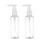 PRETYZOOM 4 Pcs 100 ML Rechargeable en Plastique Pompe Distributeur Bouteilles pour Lotion de Shampooing Conteneurs Ronde Pompe 