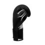 adidas Gants de Boxe Speed Tilt 250 avec Technologie Tilt innovante, Noir/Blanc, 12 oz