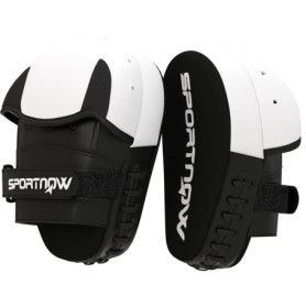 SPORTNOW Pattes d'ours Boxe, Mitaines Boxe, pour entraînement, avec Couvre-Doigts, boucliers de Frappe pour Muay Thai, Kickboxin