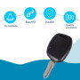 Coque Clé pour Renault Clio Espace Kangoo Laguna Master Megane Twingo - Plip clé télécommande 1 Bouton Lame Phonillico®