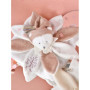 DOUDOU ET COMPAGNIE - Doudou Collector Ours Rose Édition 25 Ans avec Boîte Cadeau pour Offrir – Doudou Peluche Naissance Ultra D