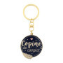 Manahia Porte clés Cadeau Copine - Copine de Compet' - Bijoux Copine - Cadeau Saint Valentin - Cadeau Noël Chérie - Anniversaire