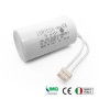 Condensateur 5 µF pour moteur Bubendorff avec connecteur - Ø30x55mm - Fond plat- Fabriqué en Italie