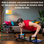 TESKA+ Planche à Pompe Musculation – Push Up Board 22 en 1 | Planche Pompe Maison + Poignées | QR Code Programme Français Offert