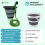 Bucket Spray - Seau d’Arrosage Portable avec Pompe Rechargeable – 15L Pliable – Pulvérisateur Autonome pour Camping, Jardin, Net
