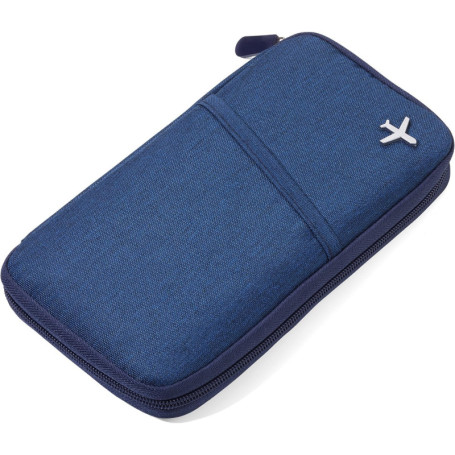 Troika Accessoire de Voyage - Étui à Passeport, 245 x 135 25 mm, Schwarz