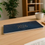 Häfft® Calendrier de bureau international 2026 horizontal "Starry Night" 1 semaine 2 pages, 29,8 x 11,6 cm, multilingue - durabl