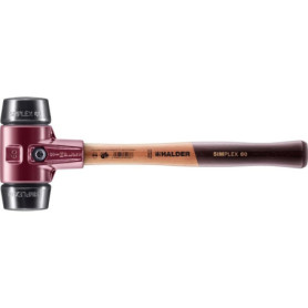 Halder Simlpex EH 3002 Maillet en Caoutchouc 60 mm