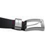 Pierre Cardin 70007 40 mm Wide Black or Brown Leather Belt, Größe/Size:150, Farbe/Color:noir
