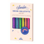 moses. Lot de 6 stylos gel fluo Smile - Couleurs fluo - Pour peindre, bricoler, décorer et écrire - Pour invitations, lettres, c