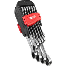Jeu de 10 clés mixtes - KS TOOLS - 503.4250 - Clés mixtes a cliquet Gearplus - 8 a 19 mm