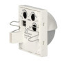 Schneider Electric Merten MEG5710-0319 Module capteur Argus 180 UP Système M Détecteur de Mouvement pour intérieur Blanc Polaire