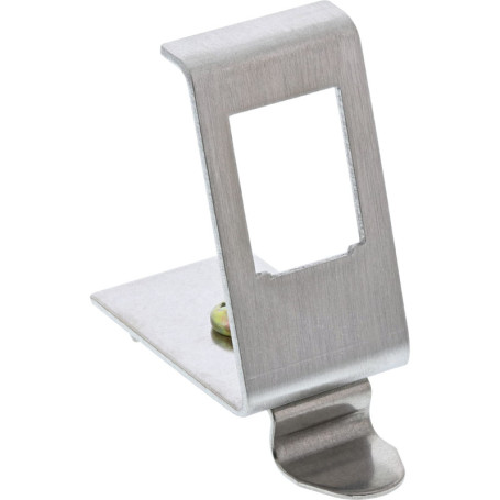 InLine Keystone 76203A Support de Module en métal à Clipser 1 Compartiment pour Rail DIN