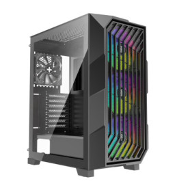 Xilence XILENT BREEZE II X812.ARGB Boîtier PC Gaming, 3x 120mm ARGB et 1x 120mm PWM Fans, Midi Tower ATX, Glass Side Panel, faça