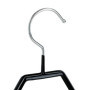 Relaxdays Cintres pour costumes revêtement antidérapant métal 42 cm lot de 10, noir