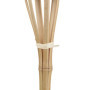 Relaxdays Torche de Jardin en Bambou, lot 8, décoration pour fête, avec mèches supplémentaires, 50x6 cm, Nature
