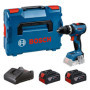 Bosch Professional 18V System perceuse-visseuse sans-fil GSB 18V-65 (incl 2x GBA 2.0Ah, chargeur GAL 18V-40, 1 set de tournevis,