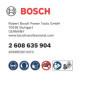 Bosch 10x Fer pour rabot PRO (pour Panneaux plastifiés, Bois dur, 82 x 5,5 x 1,1 mm, Professional Accessoire Rabot, Rabot sans f