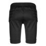 Reusch Goalkeeping Training Junior Short de Gardien de But de Football rembourré pour Enfants, Noir/Argent, 158 cm Garçon