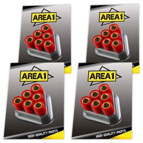 Area1 Galet de Variateur 16x13 mm - Lot de 4 Pièce - Rouleaux de Variateur - Poids librement sélectionnable - (5,5/6,0/6,5/7,0)