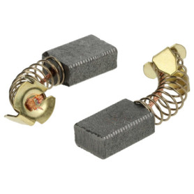 vhbw 2x Balais de charbon pour moteur 6 x 10 x 15mm compatible avec Makita HK 1800 L, HK 1810, HM 0810, HM 0810 B, HM 0810 T out