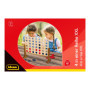 Idena 40378 - Jeu en Bois 4 en Une Ligne XXL, 21 pions Bleus et 21 pions Rouges, Dimensions 45 x 56 x 17 cm, pour Adultes et Enf