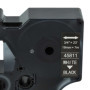vhbw Ruban remplacement pour Dymo 45811, D1 pour imprimante d'étiquettes 7m x 19mm Blanc sur Noir