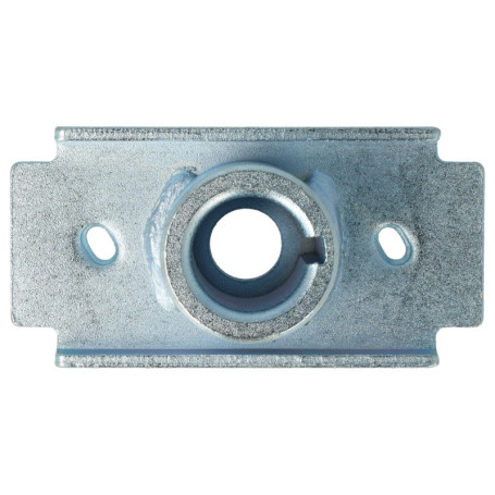 vhbw Moyeu de lame tondeuses à gazon compatible avec Daye DYM1669-4, DYM1768-84 - 10 x 5 x 3,6 cm argenté