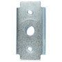 vhbw Moyeu de lame tondeuses à gazon compatible avec Daye DYM1669-4, DYM1768-84 - 10 x 5 x 3,6 cm argenté
