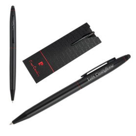 Pierre Cardin® Vendome Stylo à bille avec gravure | Étui à stylo de qualité supérieure | mine bleue | élégant | cadeau personnal