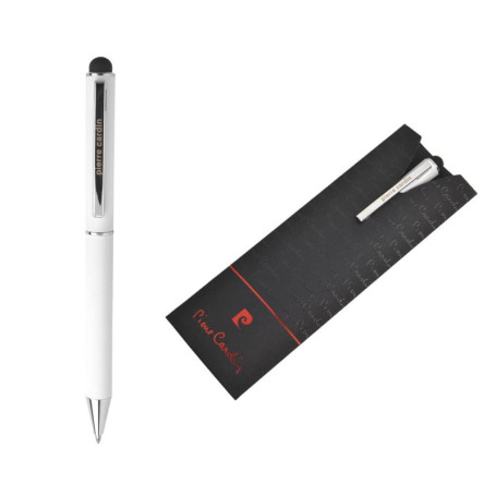 Pierre Cardin Claudie Stylo Tactile Stylo avec Gravure Premium Crayon Étui Bleu Mine Noble Personalisiertes Cadeau Nom Gravé Ann