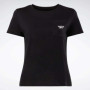 T-shirt à manches courtes femme Reebok Identity Small Logo Noir (XS)