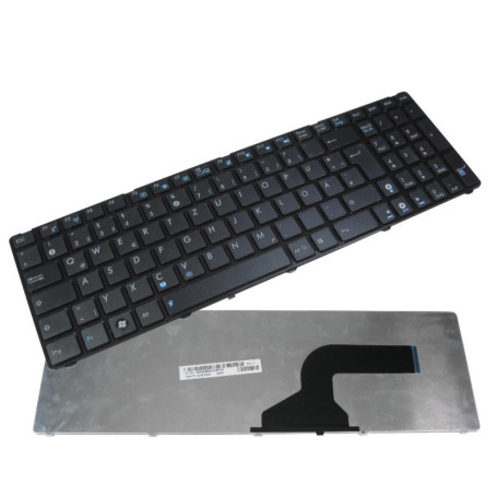 Clavier d'ordinateur portable QWERTZ compatible avec Asus X52 X53 X53S X53SJ X53T X53U X54 X54C X54H X55 X73E X73K X73S X73T A52