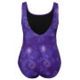 Ulla Popken Badeanzug, Quallen, Ohne Softcups, Raffung Maillot de Bain Une pièce, Lilas, 56 Femmes