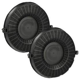 vhbw 2x Filtres à charbon actif compatible avec Candy CFT62/2N, CFT62/2W, CFT62/2X, CFT620, CFT910/2SX, CFT922W, CTF620/2W hotte