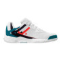Kempa Garçon Unisex Kinder Wing 2.0 Junior Chaussures de Handball, weiß/Rot/Schwarz, 31 EU