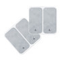 Sanitas - Electrodes Rectangles 4x - Sachet de 4 é lectrodes pour Appareils SEM43 / SEM 40