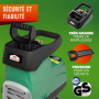 Gardebruk® Broyeur végétaux et Branches 3100 W Silencieux Branches Max. 44mm 2X bac 60L déchiqueteuse Branches broyeur électriqu