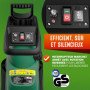 Gardebruk® Broyeur végétaux et Branches 3100 W Silencieux Branches Max. 44mm 2X bac 60L déchiqueteuse Branches broyeur électriqu