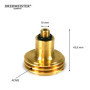Drehmeister Adaptateur de réservoir Acme 10mm Court, Laiton