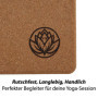Lot de 2 brique yoga VonBueren | Blocs en liège | 22 x 12 x 7,5 cm | Accessoires de yoga pour homme et femme | Bloc Hatha