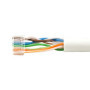 odedo Lot de 20 fiches RJ45 CAT 6 / CAT 5e gris en métal blindé avec aide à l'enfilage et protection anti-torsion - Connecteur à